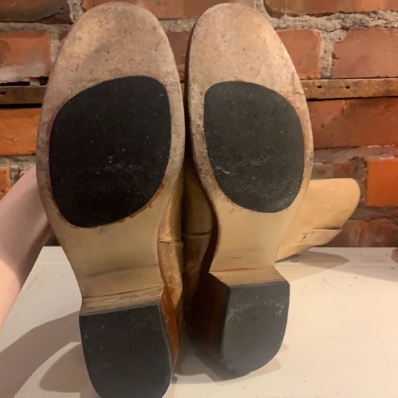 Cordani Calzature tan boots soft and distressed leather - size 38/7.5 - Picture 5 of 7